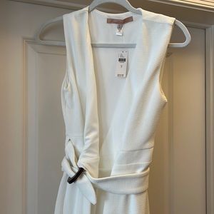 New with tags Anthropologie Hutch white sleeveless wrap dress size small